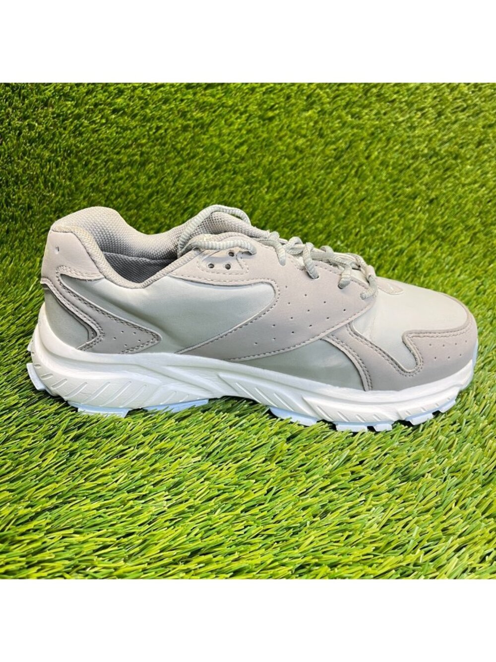 Reebok Hyperium EH Womens Size 7.5 Gray Blue Composite Steel Toe Work Shoes - Picture 4 of 10